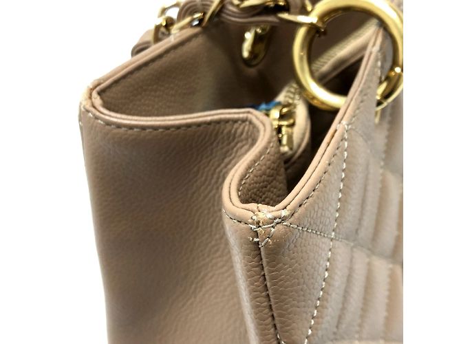 Chanel Beige Leather Shoulder Bag - view 10