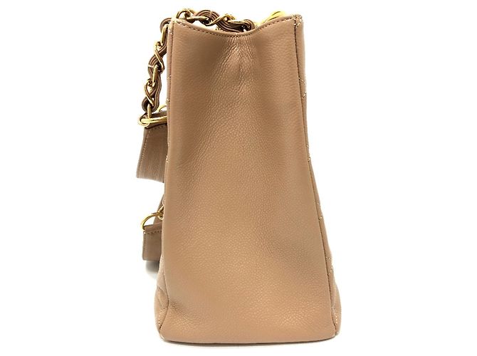 Chanel Beige Leather Shoulder Bag - view 4