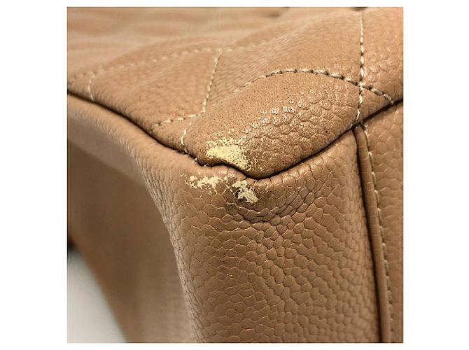 Chanel Beige Leather Shoulder Bag - view 6