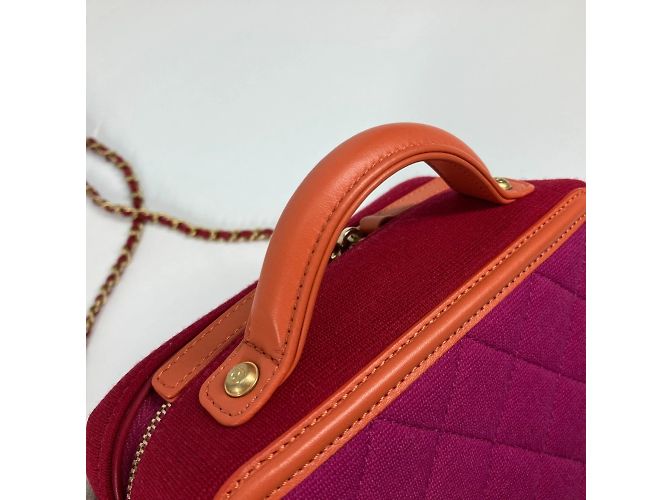 Borsa Crossbody 2WAY CC Mark di Chanel Rosso - vista 10