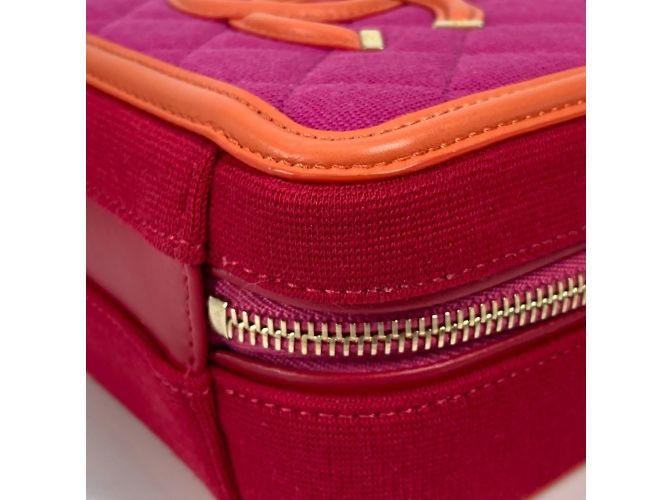 Borsa Crossbody 2WAY CC Mark di Chanel Rosso - vista 6