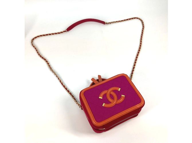 Borsa Crossbody 2WAY CC Mark di Chanel Rosso - vista 8