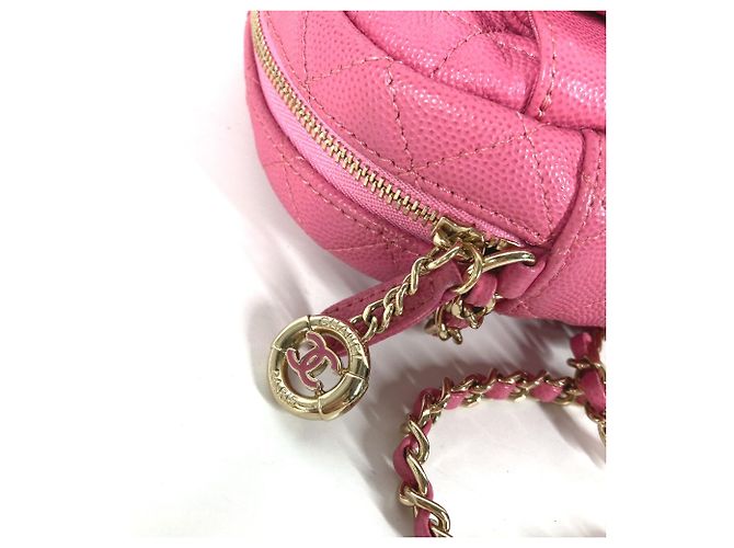 Borsa a catena trapuntata Chanel Rosa - vista 3
