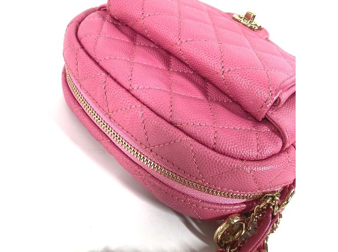 Borsa a catena trapuntata Chanel Rosa - vista 5