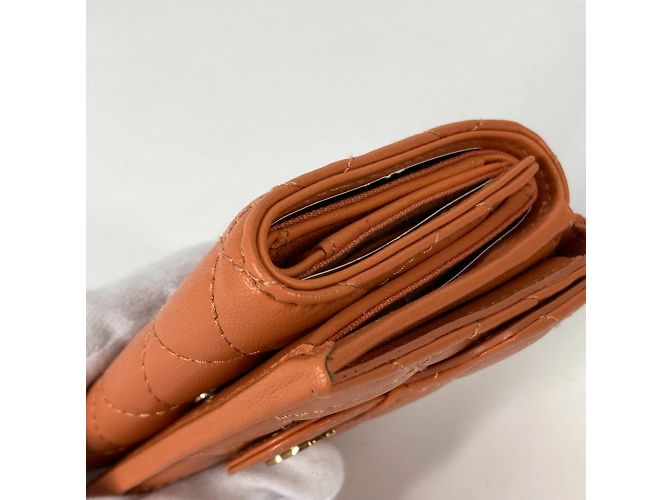 Cartera compacta trifold CC Mark AP0230 de Chanel Naranja - vista 10