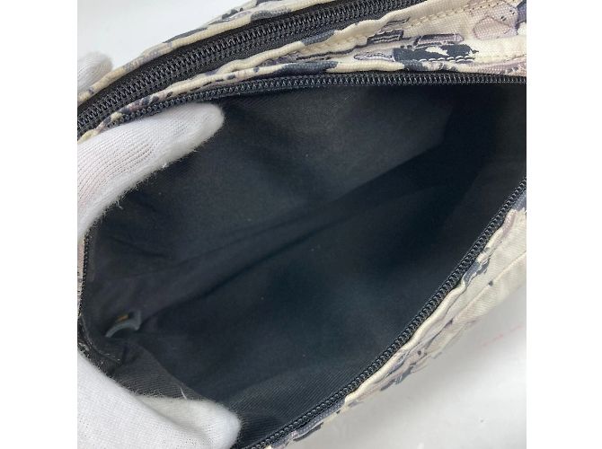 Borsa a spalla in tessuto nero Chanel - vista 12