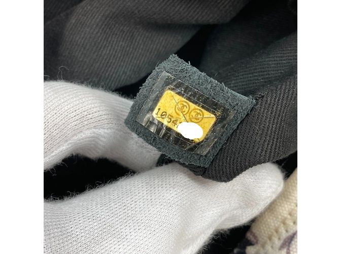 Borsa a spalla in tessuto nero Chanel - vista 14