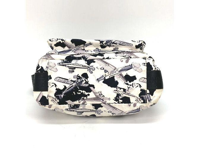 Borsa a spalla in tessuto nero Chanel - vista 4