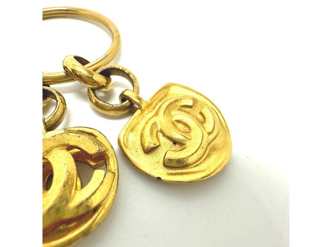 Portachiavi placcato oro Chanel D'oro - vista 3