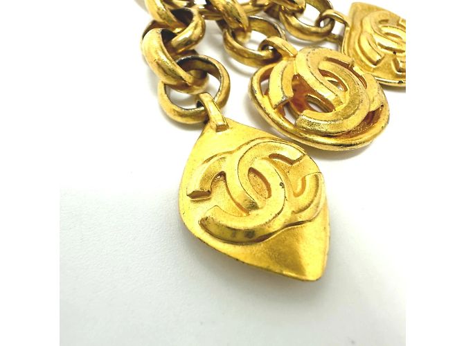 Portachiavi placcato oro Chanel D'oro - vista 5