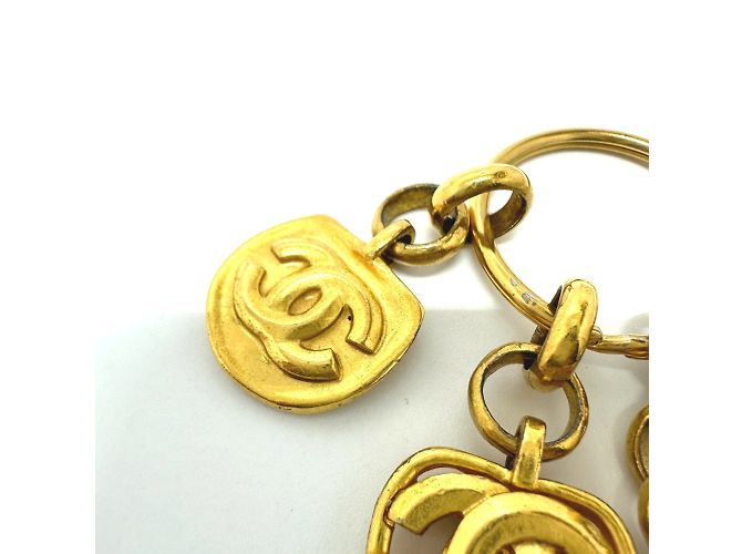 Portachiavi placcato oro Chanel D'oro - vista 6
