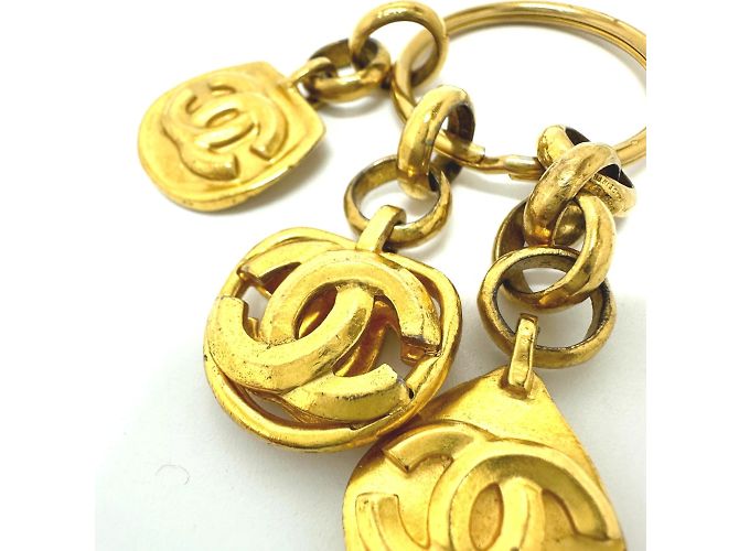 Portachiavi placcato oro Chanel D'oro - vista 7