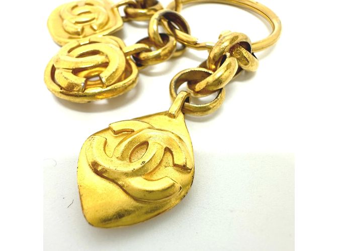 Portachiavi placcato oro Chanel D'oro - vista 8
