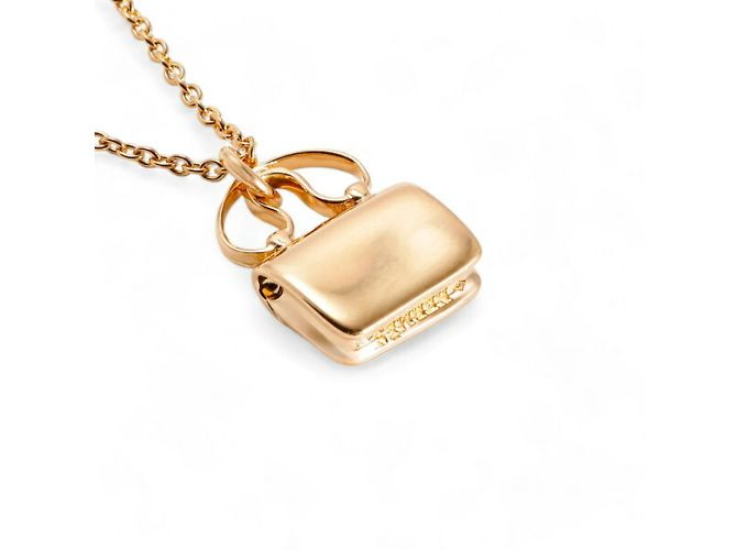 Hermès Collana Amuleto Constance K18PG in oro rosa - vista 5