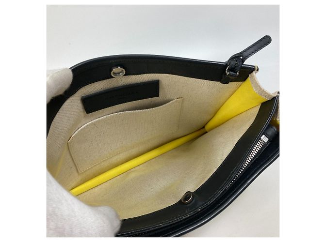 Everyday Borsa a spalla in pelle gialla Balenciaga Giallo - vista 12