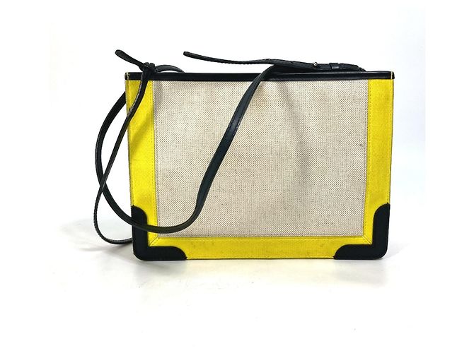 Everyday Borsa a spalla in pelle gialla Balenciaga Giallo - vista 2