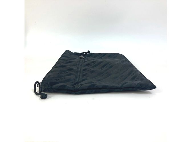 Schwarze Stoff-Clutch von Balenciaga - Ansicht 4