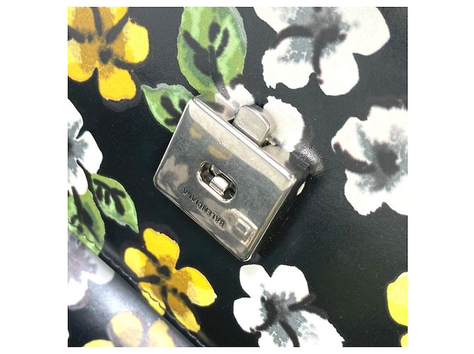Borsa a spalla in pelle nera Balenciaga Nero - vista 11