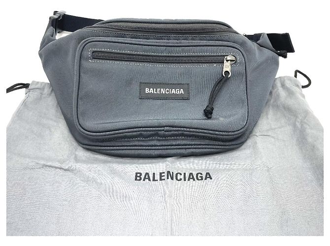 Borsa a vita grigia Balenciaga Marrone - vista 13