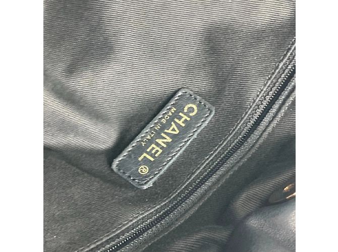 Borsa a spalla in pelle nera Chanel Nero - vista 15