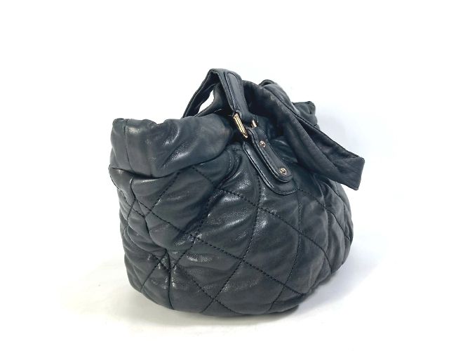 Borsa a spalla in pelle nera Chanel Nero - vista 4