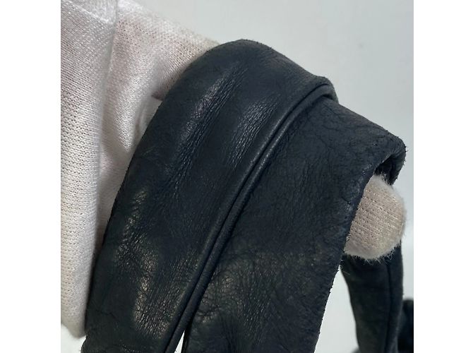 Borsa a spalla in pelle nera Chanel Nero - vista 9