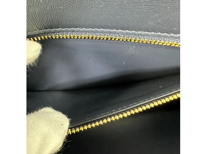 Christian Dior Heart Logo Crossbody Shoulder Bag Black - view 12