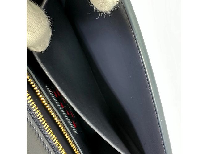 Christian Dior Heart Logo Crossbody Shoulder Bag Black - view 14