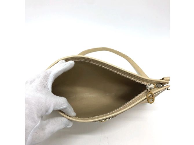 Borsa a spalla beige Christian Dior - vista 11