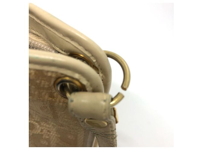 Borsa a spalla beige Christian Dior - vista 14