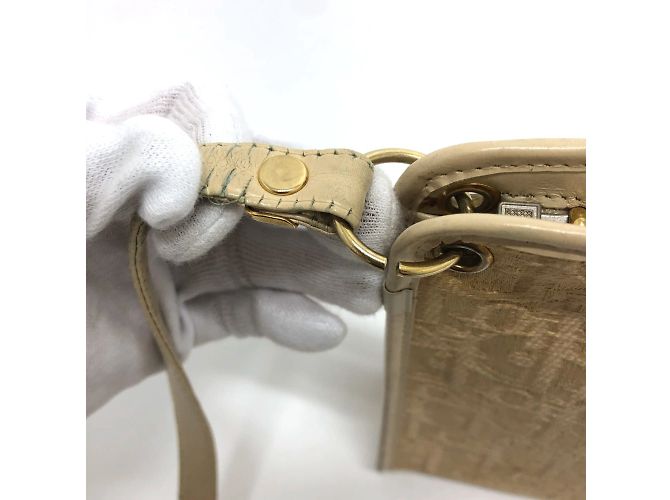 Borsa a spalla beige Christian Dior - vista 15