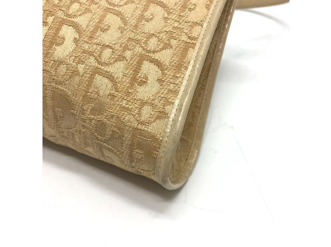 Borsa a spalla beige Christian Dior - vista 8
