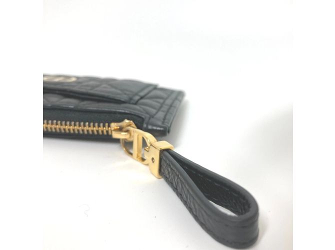Monedero Caro Cannage de Christian Dior Negro - vista 4