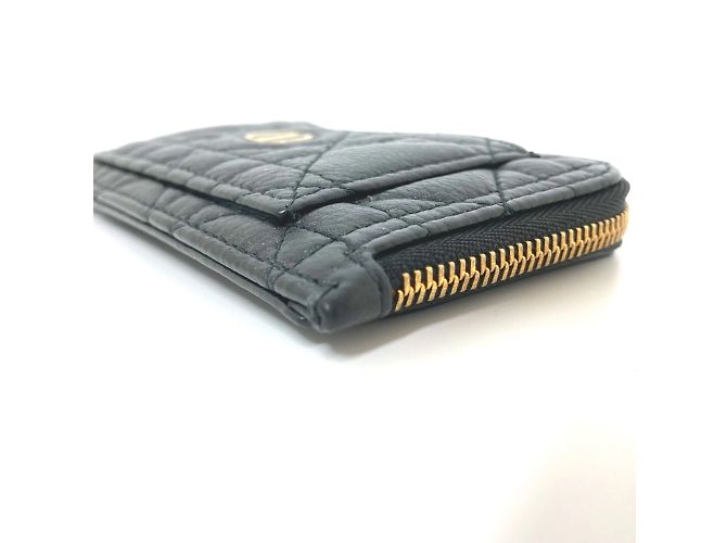 Monedero Caro Cannage de Christian Dior Negro - vista 5