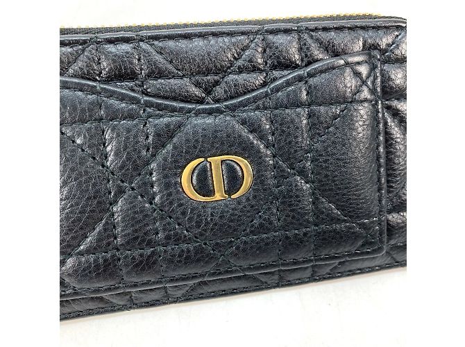 Monedero Caro Cannage de Christian Dior Negro - vista 7