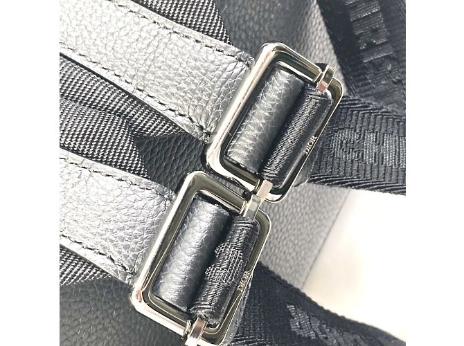 Zaino in pelle nera Christian Dior Nero - vista 11
