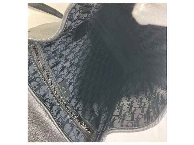 Zaino in pelle nera Christian Dior Nero - vista 14