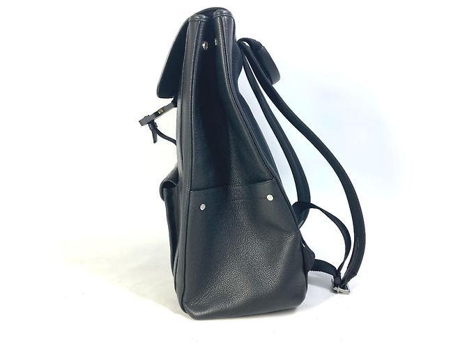 Zaino in pelle nera Christian Dior Nero - vista 4