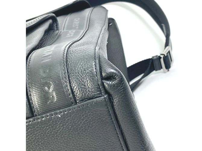 Zaino in pelle nera Christian Dior Nero - vista 6