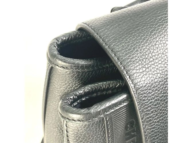Zaino in pelle nera Christian Dior Nero - vista 9