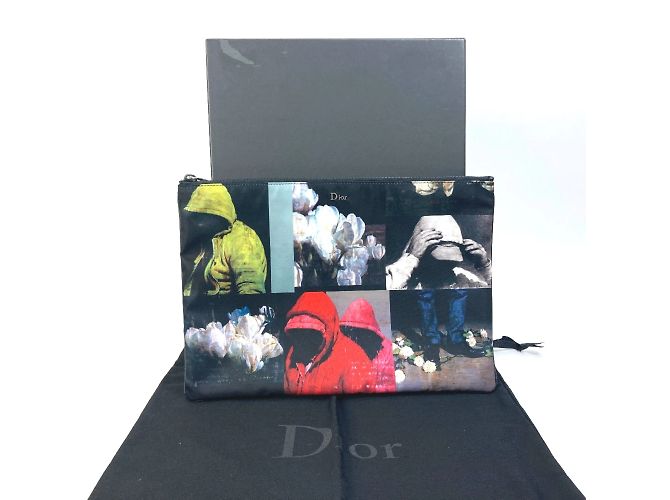 Borsa Clutch Christian Dior Francois Barr Nero - vista 6