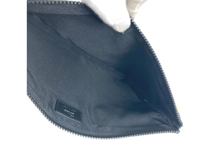 Borsa Clutch Christian Dior Francois Barr Nero - vista 7