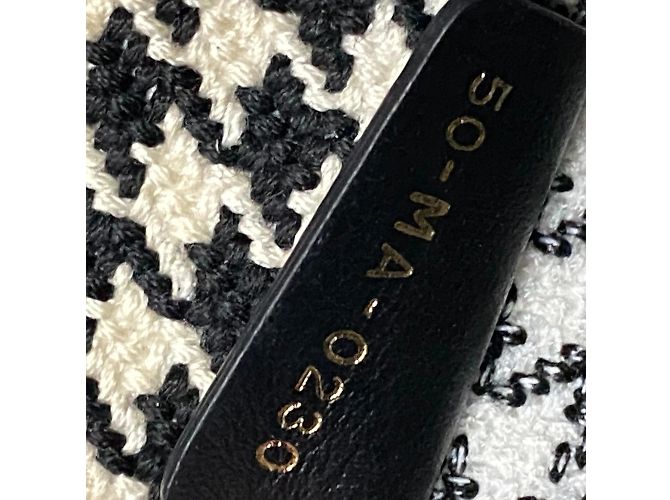Houndstooth Tote Bag Christian Dior Schwarz - Ansicht 13