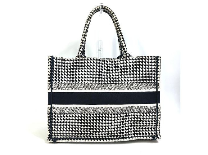 Houndstooth Tote Bag Christian Dior Schwarz - Ansicht 2