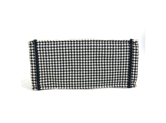 Houndstooth Tote Bag Christian Dior Schwarz - Ansicht 5