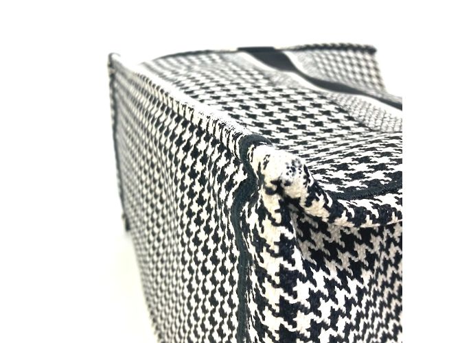 Houndstooth Tote Bag Christian Dior Schwarz - Ansicht 8