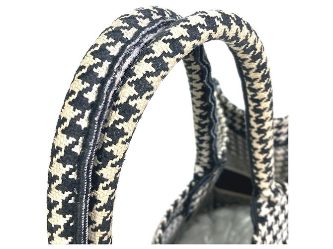 Houndstooth Tote Bag Christian Dior Schwarz - Ansicht 9