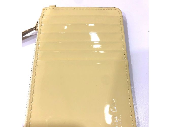 Monedero de charol Cannage Christian Dior Beige - vista 4