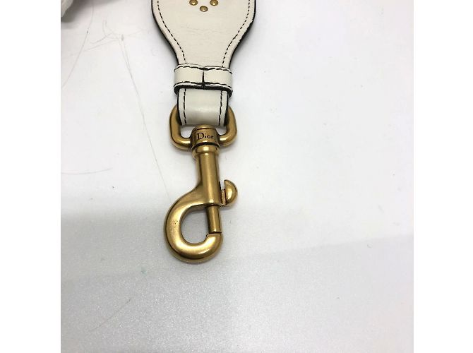 Borsa Cannage Christian Dior Bianco - vista 16