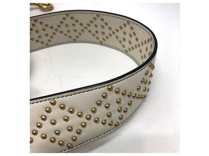 Borsa Cannage Christian Dior Bianco - vista 17